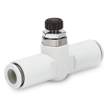 SMC AS2001FM Series Tube Flow Controller, 6mm Tube Inlet Port x 6mm Tube Outlet Port
