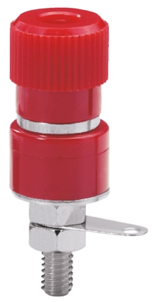 Sato Parts Red Female Banana Socket, 3.8 mm Connector, Solder Termination, 10A, 125V