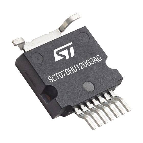 STMicroelectronics SCT Type N-Channel Power MOSFET, 30 A, 1200 V Enhancement, 7-Pin HU3PAK
