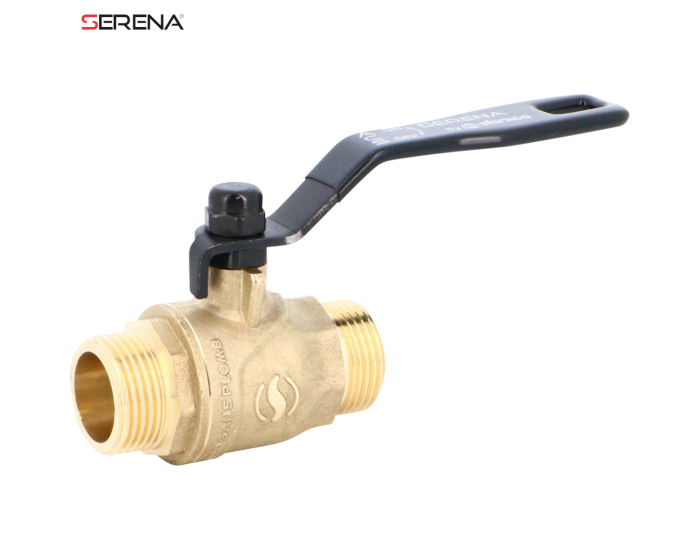 Sferaco Nickel Plated Brass Ball Valve, Ball Valve, Threaded, BSP 1 1/2in, 40bar Operating Pressure