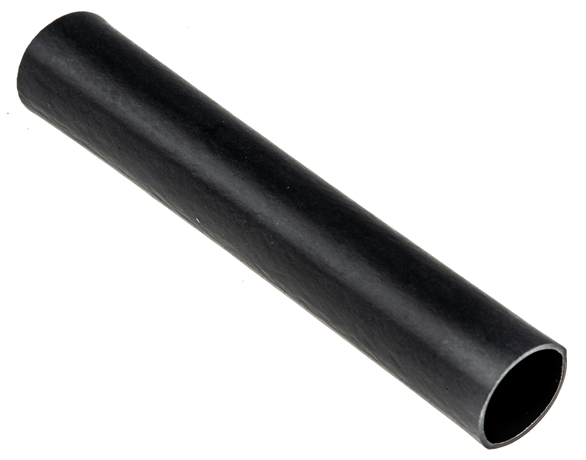 HellermannTyton Adhesive Lined Heat Shrink Tubing, Black 8mm Sleeve Dia. x 50mm Length 4:1 Ratio, TG40 Series