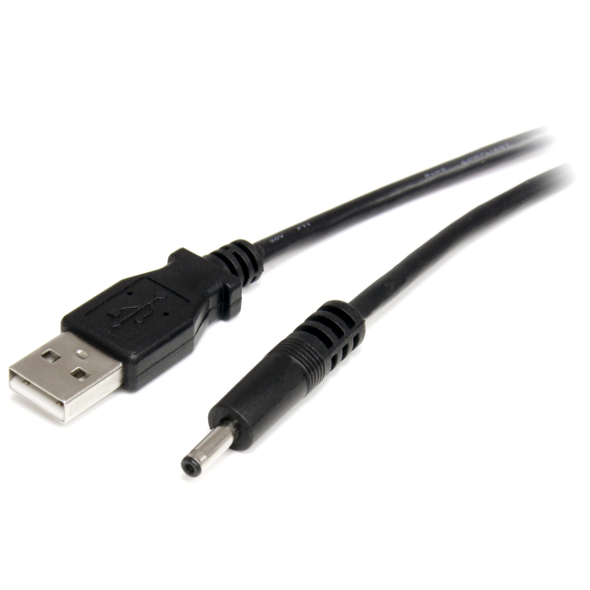 StarTech.com USB 2.0, Male USB A to Male Barrel Power Connector, 480Mbps, 900mm
