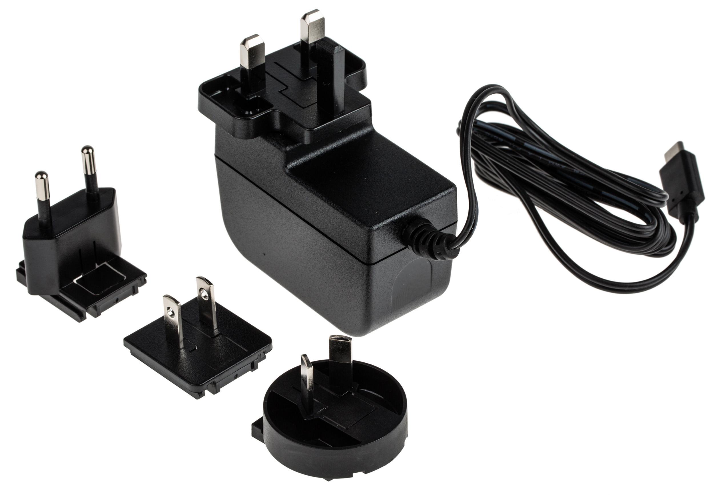 RS PRO Plug-In AC/DC Adapter 5.1V dc Output, 3A Output