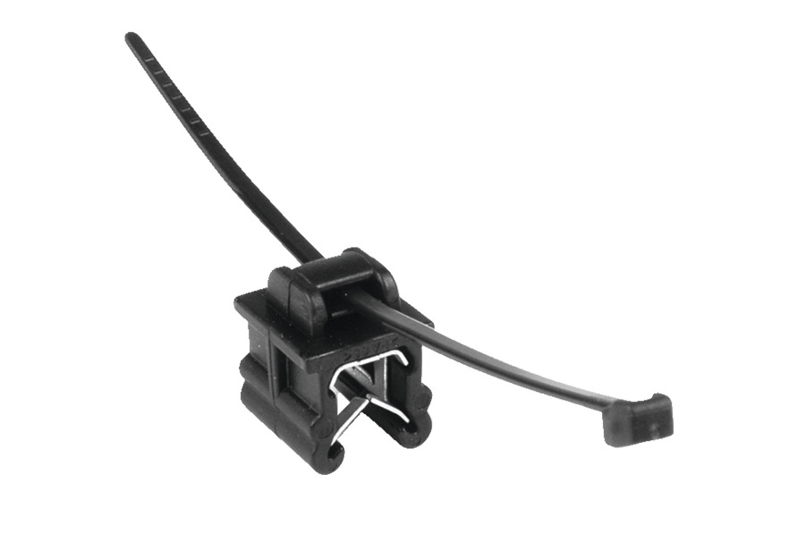 HellermannTyton Cable Tie, 100mm x 2.5 mm, Black Polyamide, Pk-500