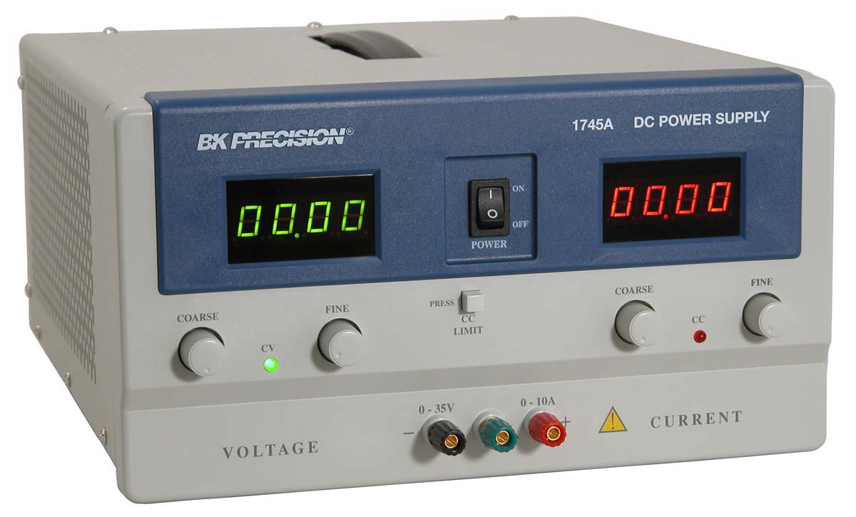 BK Precision 1745A Series Digital Bench Power Supply, 35V, 10A, 1-Output, 350W - RS Calibrated