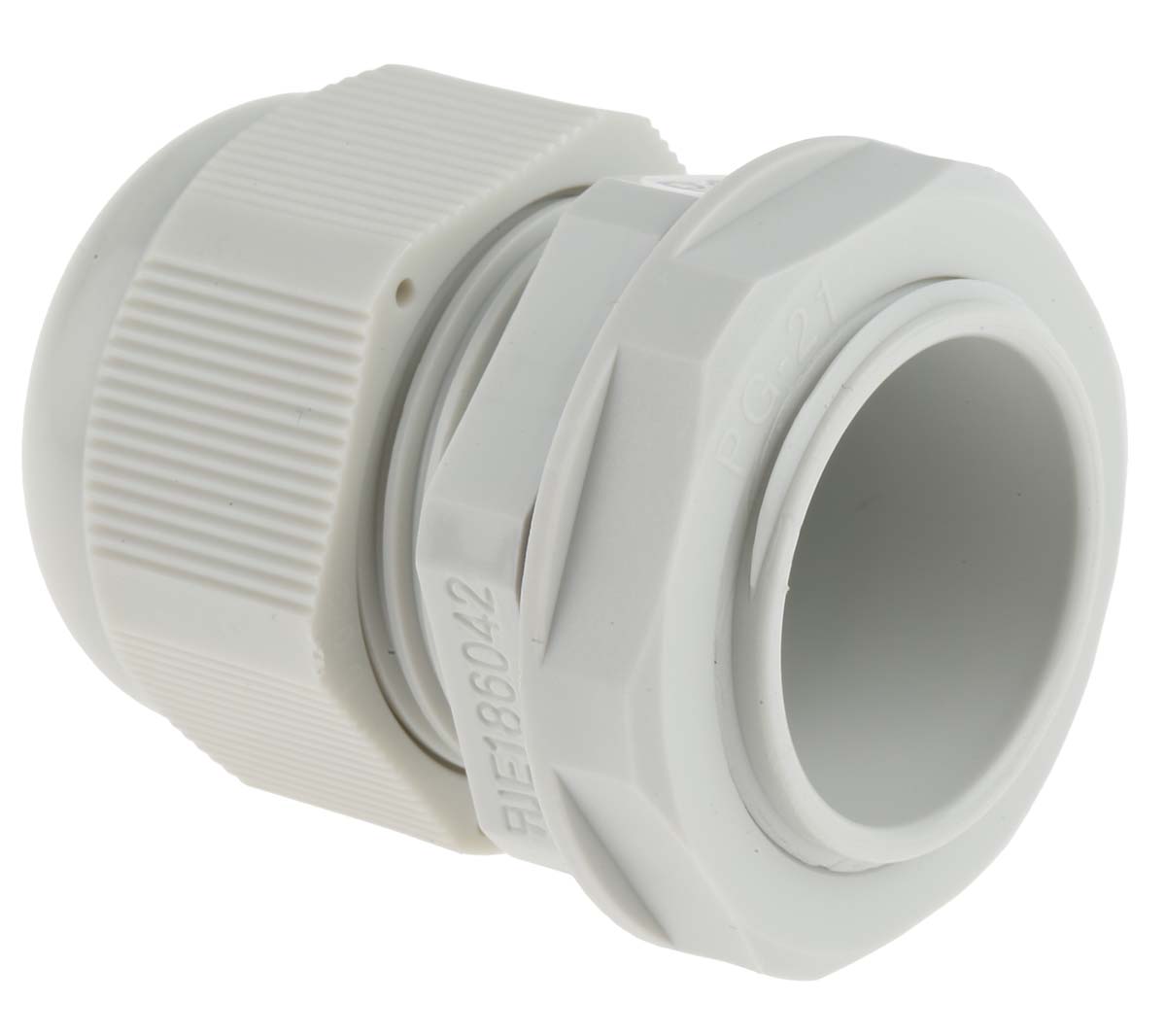 RS PRO Grey Nylon Cable Gland, PG21 Thread, 13mm min., 18mm max., IP68