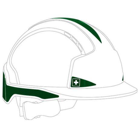 JSP Reflective Material with Glass Bead Reflective Film Green Hard Hat Sticker