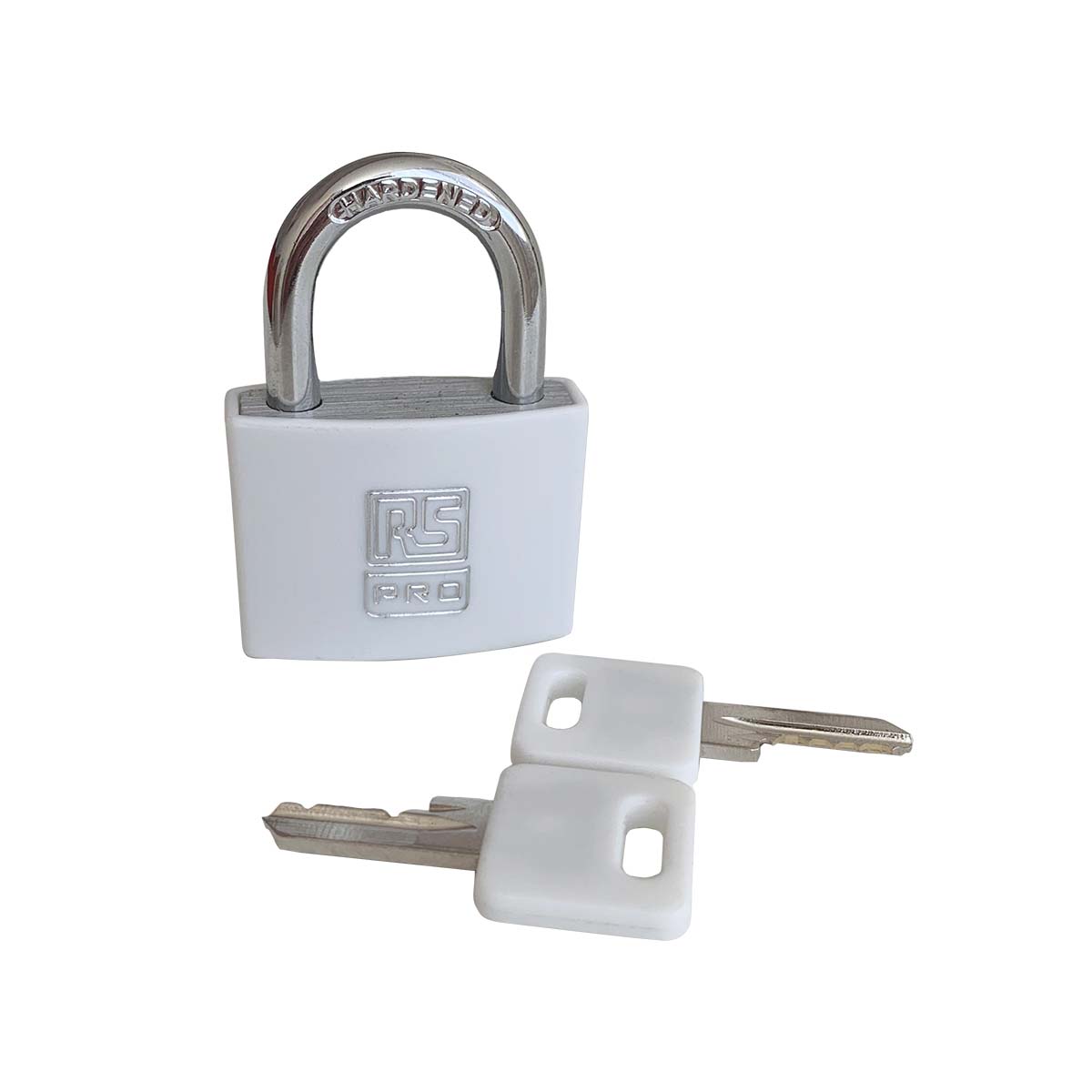 RS PRO Key Aluminium, Steel Padlock, Keyed Alike, 6mm Shackle, 43mm Body