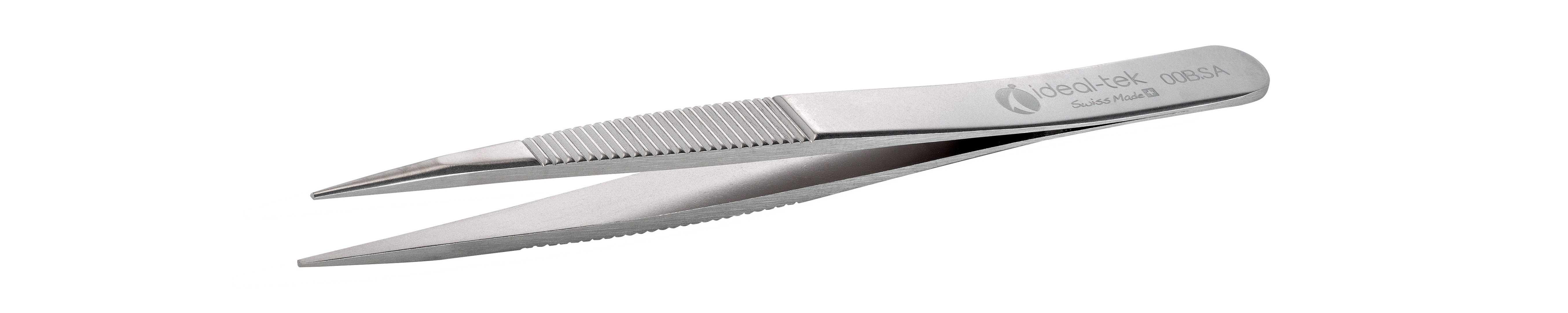 ideal-tek 120 mm, Stainless Steel, Straight, Tweezers