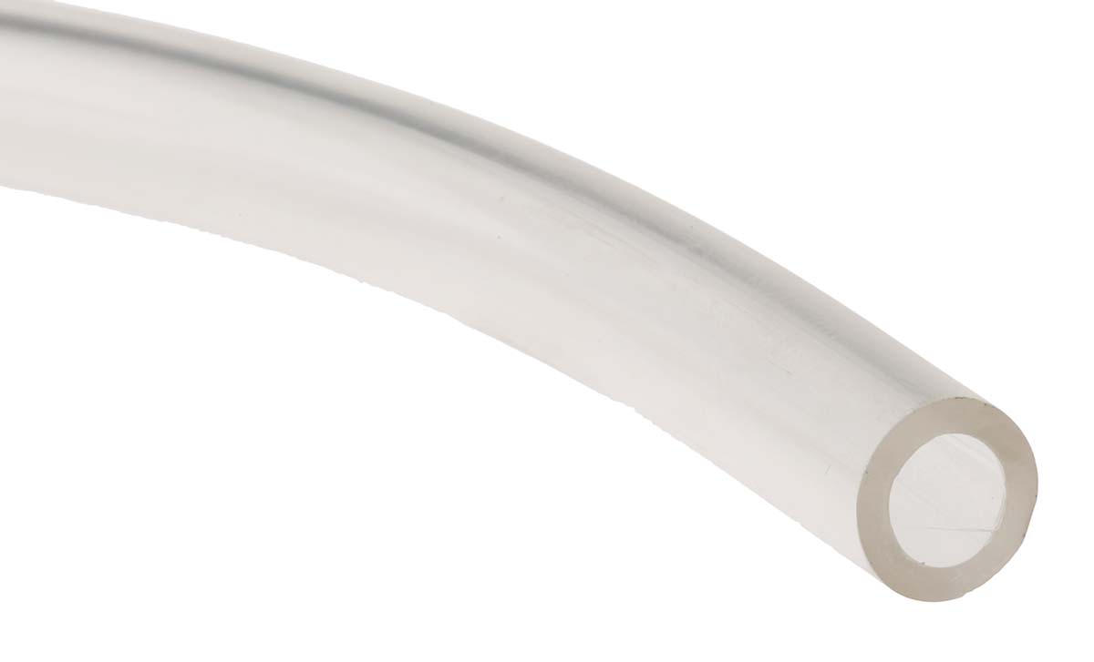 RS PRO Compressed Air Pipe Clear Polyurethane 8mm x 30m CPU Series