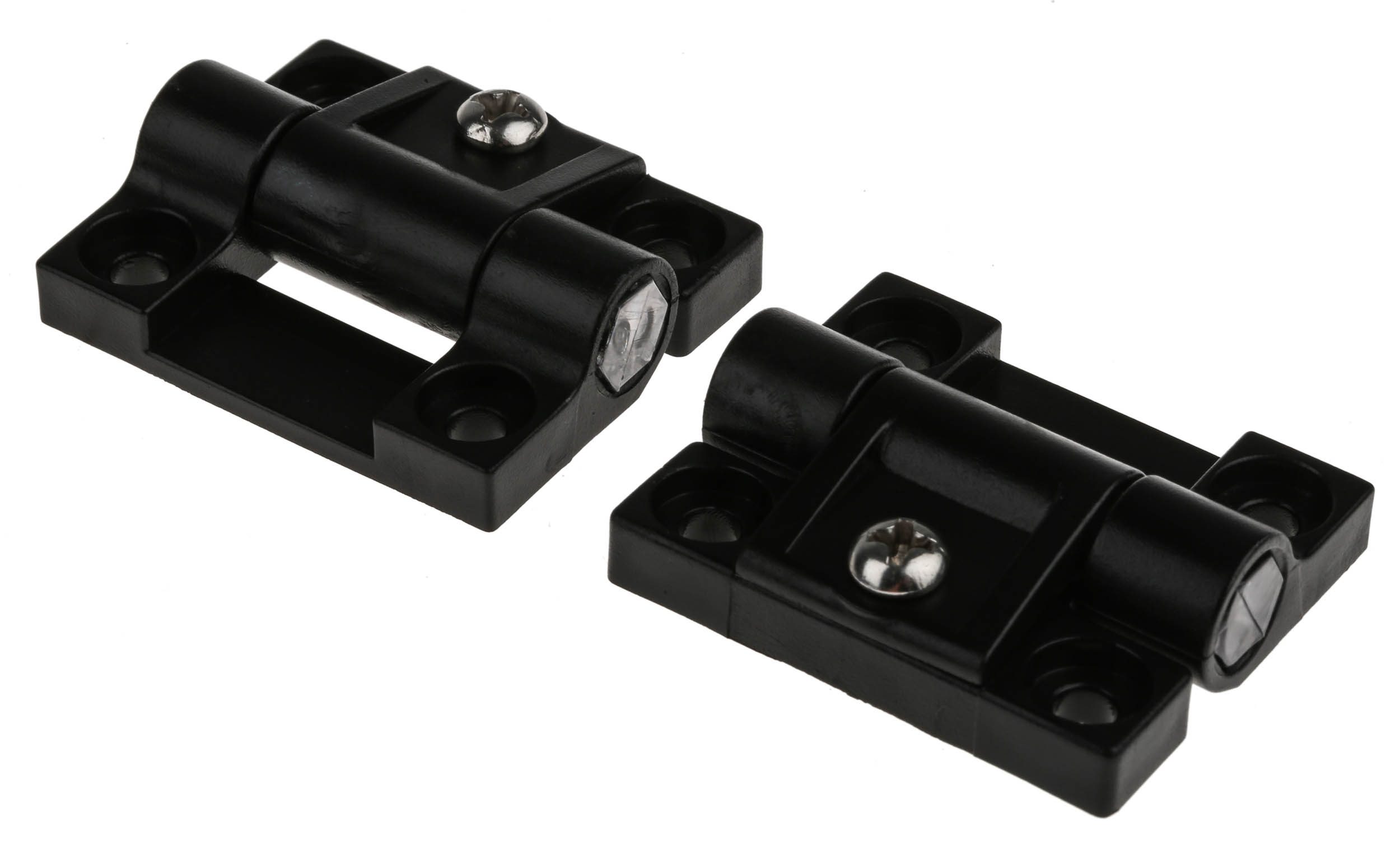 RS PRO Friction Hinge, Screw Fixing, 43mm x 37mm x 6mm