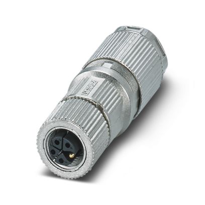 Phoenix Contact, SACC-M12FSK-4PECT-CL SH IP65 Grey Cable Mount 5P Power Connector Socket, Rated At 16A, 690 V ac
