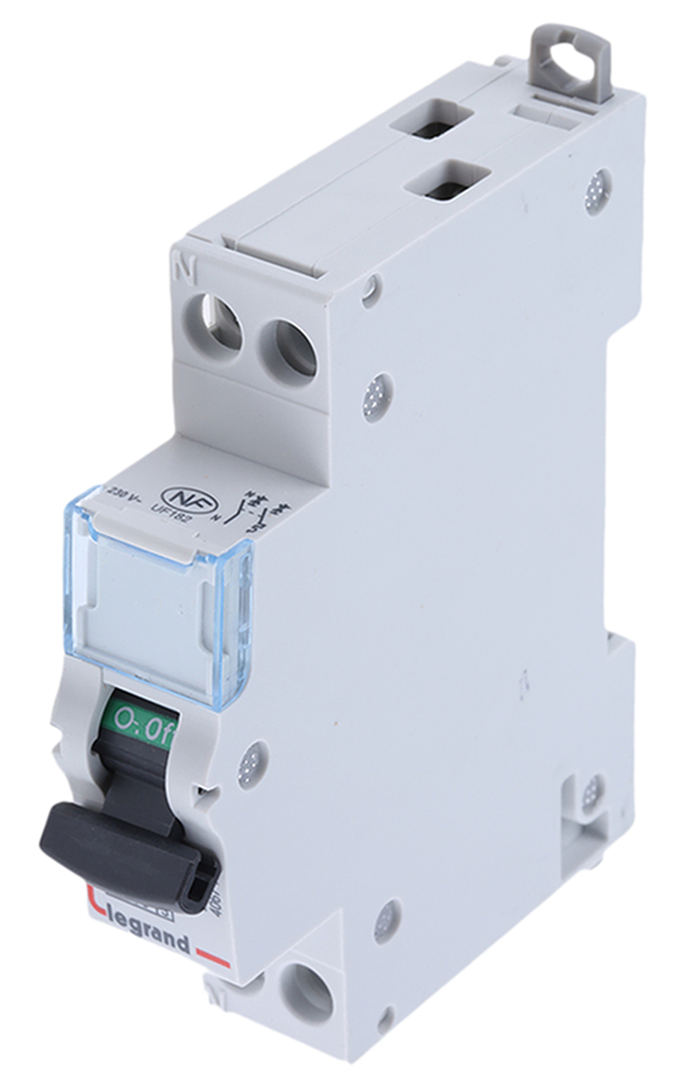 Legrand, DNX3 MCCB 1P 6A, Breaking Capacity 4.5 kA, DIN Rail Mount