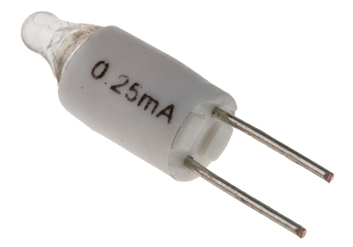 RS PRO White LED Indicator Lamp, 100/250V, bi-pin Base