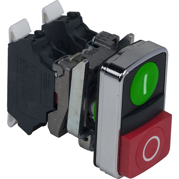 Schneider Electric Harmony Series Green Spring Return Push Button Head, 22.5mm Cutout, IP66, IP67, IP69, IP69K