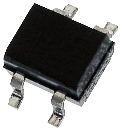 Diodes Inc Bridge Rectifier, 1A, 200V, 4-Pin
