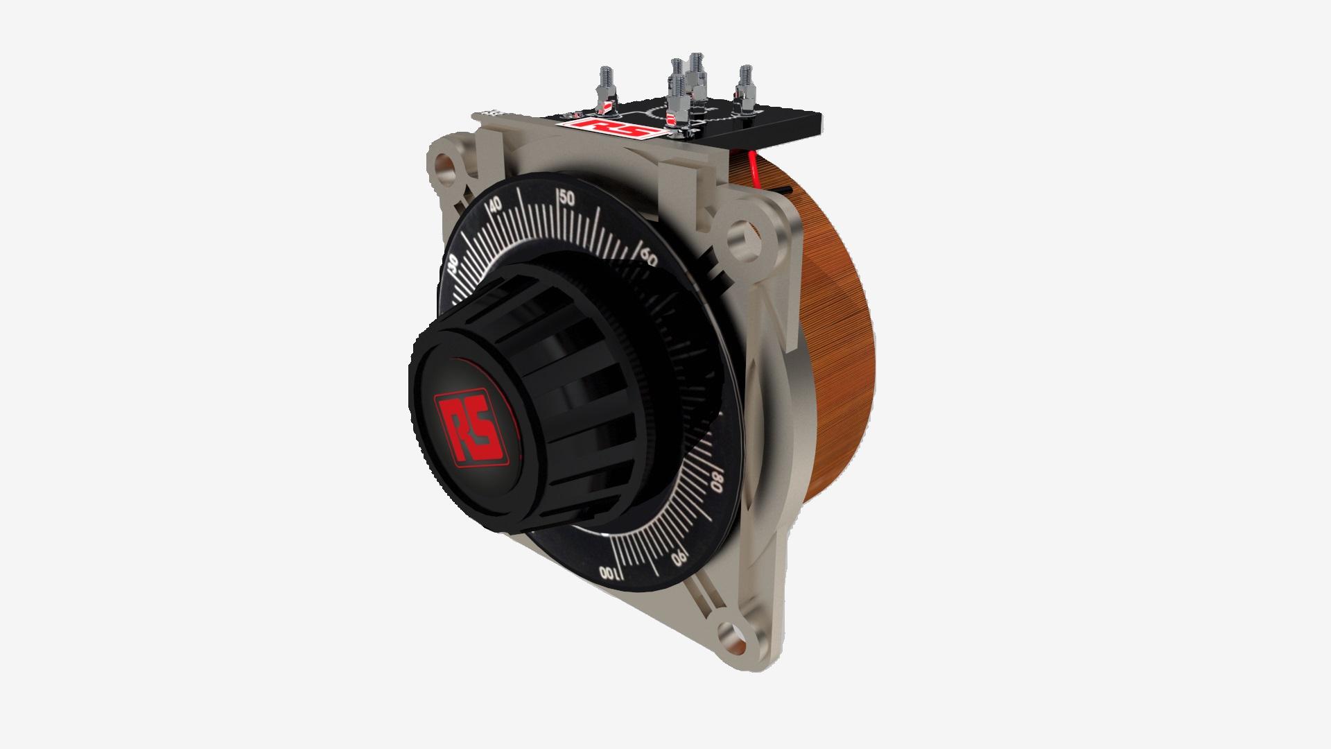 RS PRO 1 Phase 720VA Variac, 1 Output, 240V, 3A