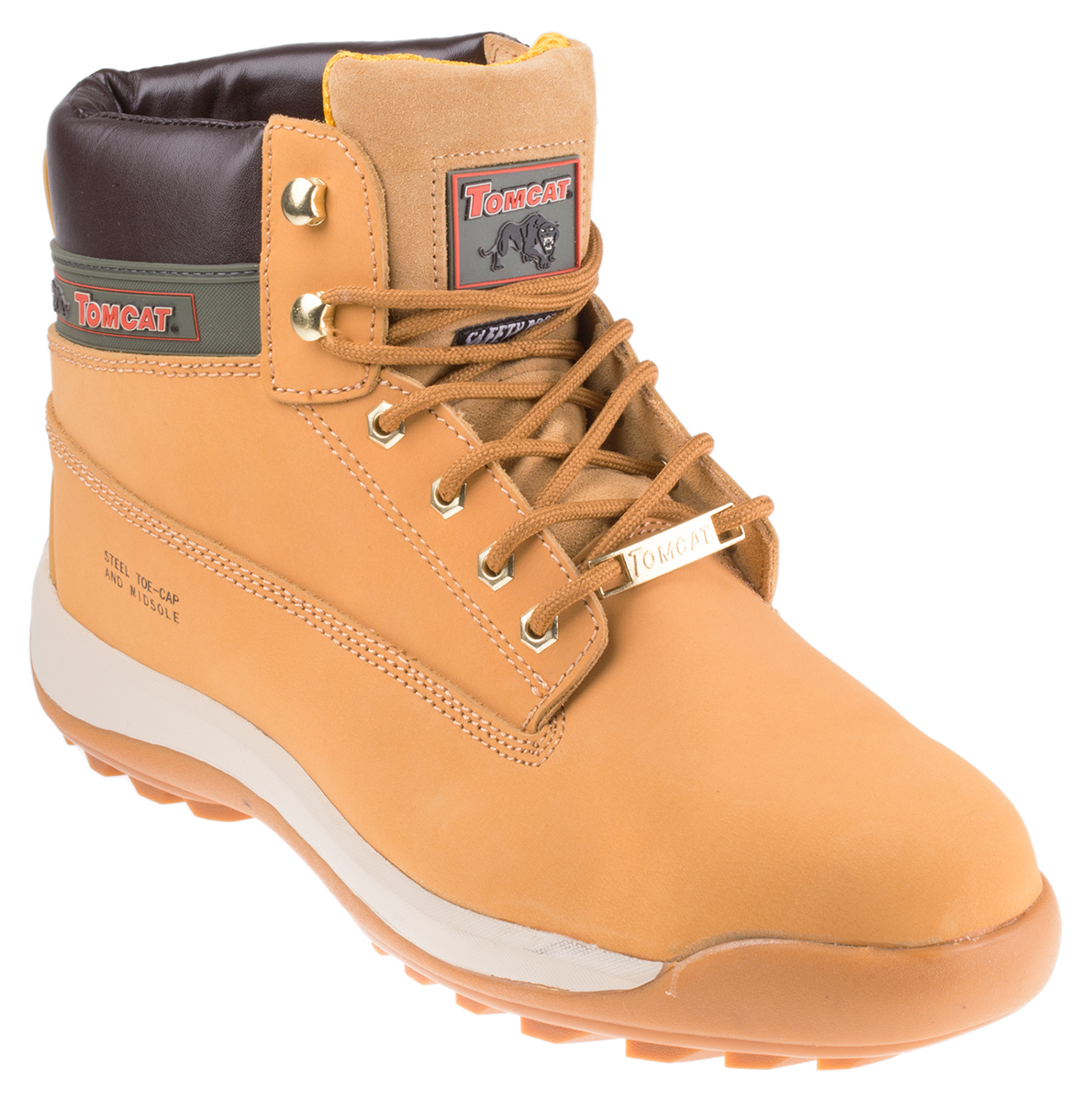 Rockfall Honey Steel Toe Capped Men's Ankle Safety Boots, UK 12, EU 47