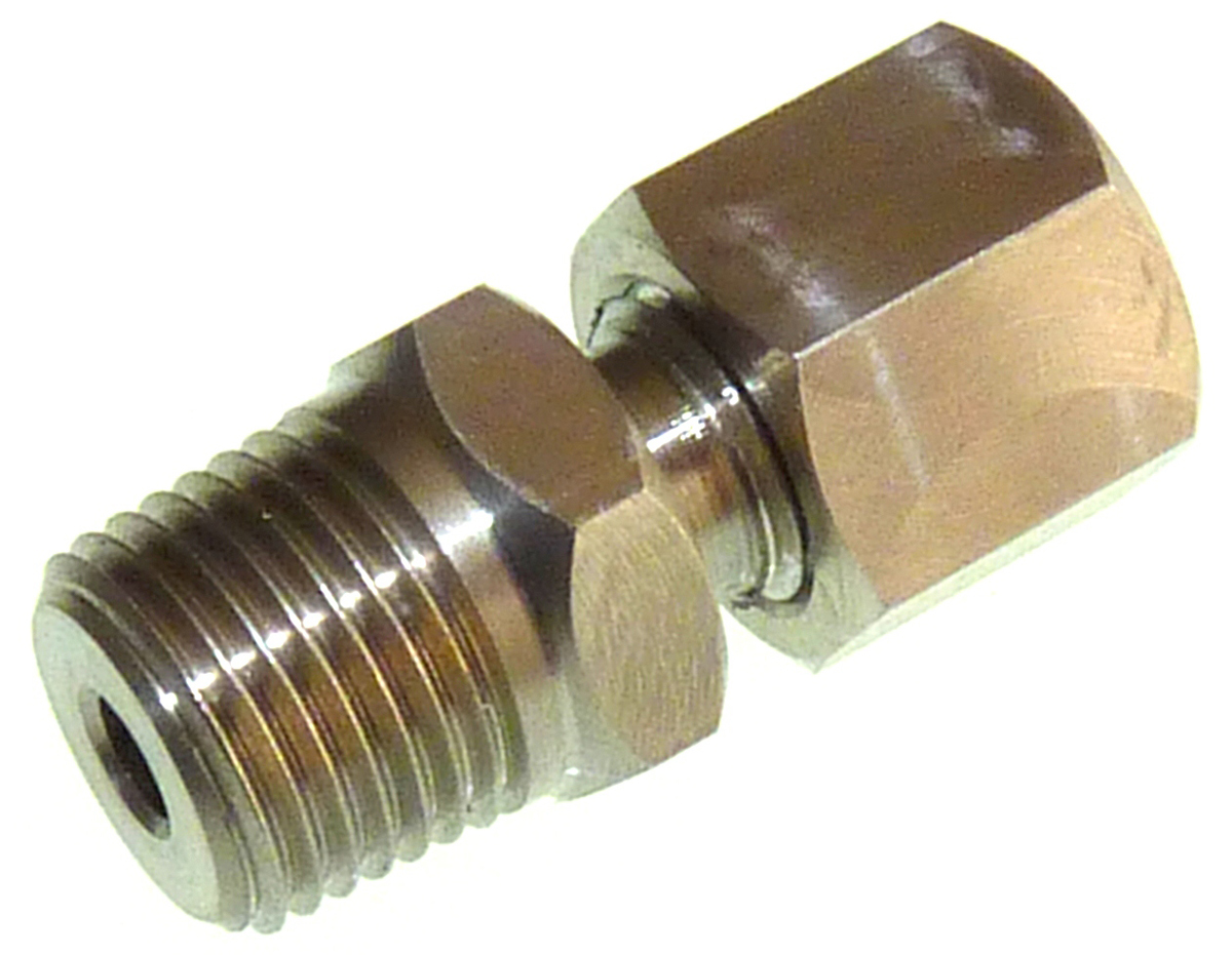 RS PRO M8 x 1 Compression Fitting for Use with Thermocouple or PRT Probe, RoHS Compliant Standard