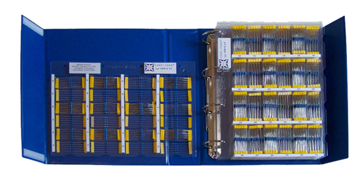 Nova, MF0, Through Hole 120 Resistor Kit, with 2340 pieces, 10 Ω → 1MΩ