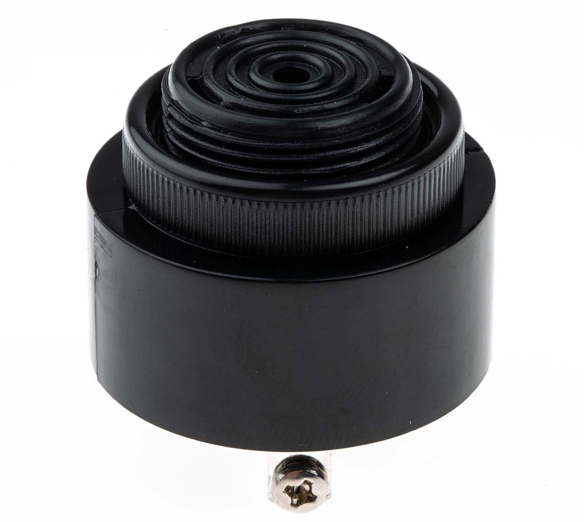 RS PRO 92dB Panel Mount Continuous, Fast Pulse Internal Buzzer, 42.5 (Dia.) x 42.5mm, 6V dc Min, 28V dc Max