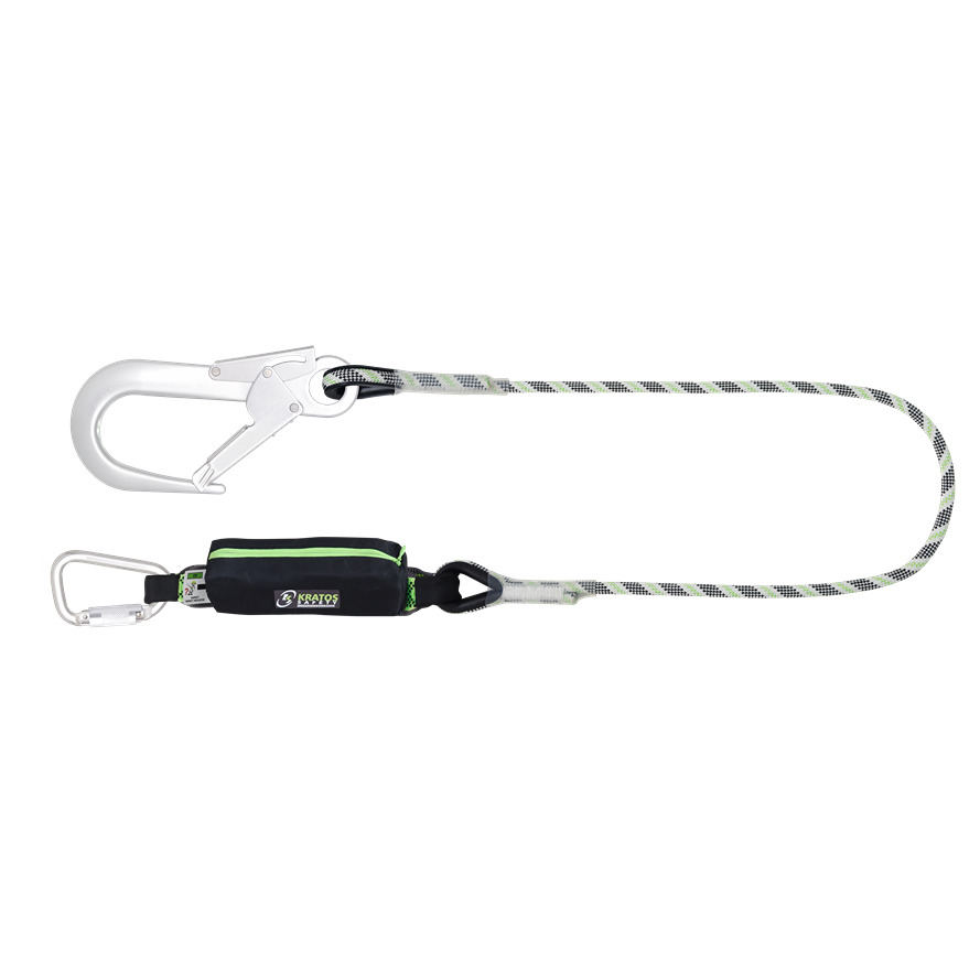 KRATOS SAFETY 2m Fall Arrest Lanyard Screw Locking Carabiner Single
