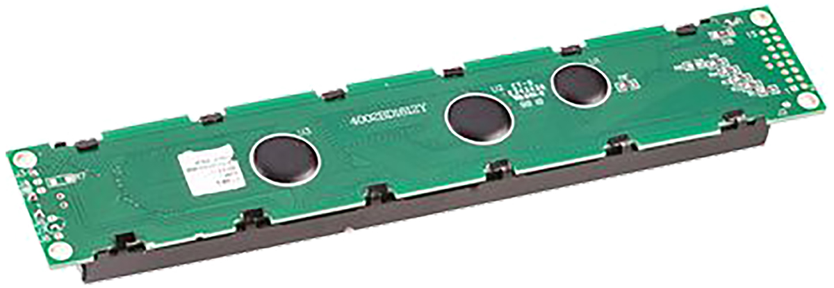 Fordata FC4002B00-FHYYBW-51SE FC Alphanumeric LCD Alphanumeric Display, Green, Yellow on Yellow-Green, 2 Rows by 40