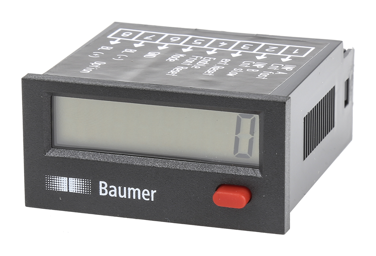 Baumer ISI30 Counter, 8 Digit LCD, 7kHz