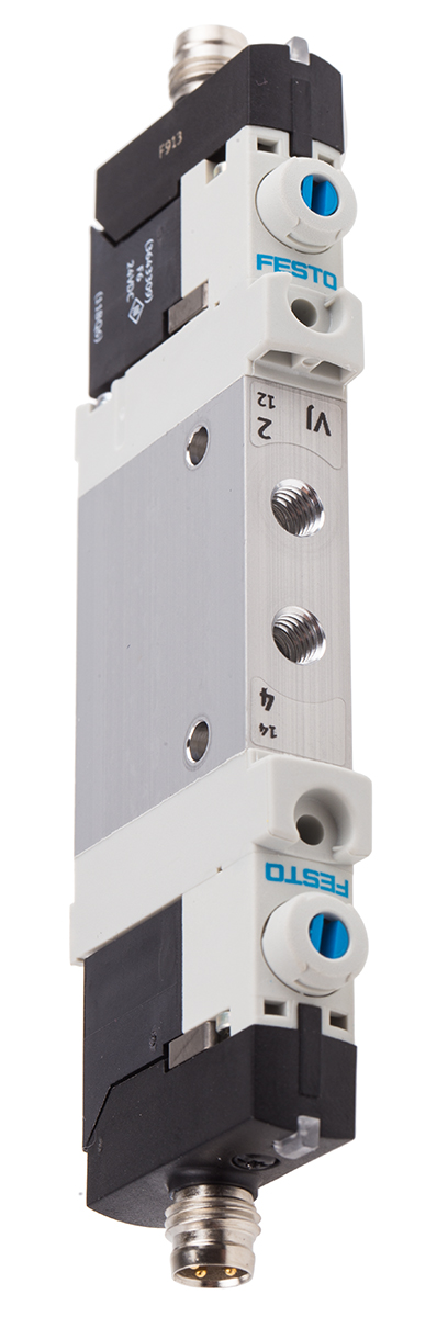 Festo 5/2 Solenoid Valve - Solenoid/Solenoid Metric M5 VUVG Series 24V dc, 8042544