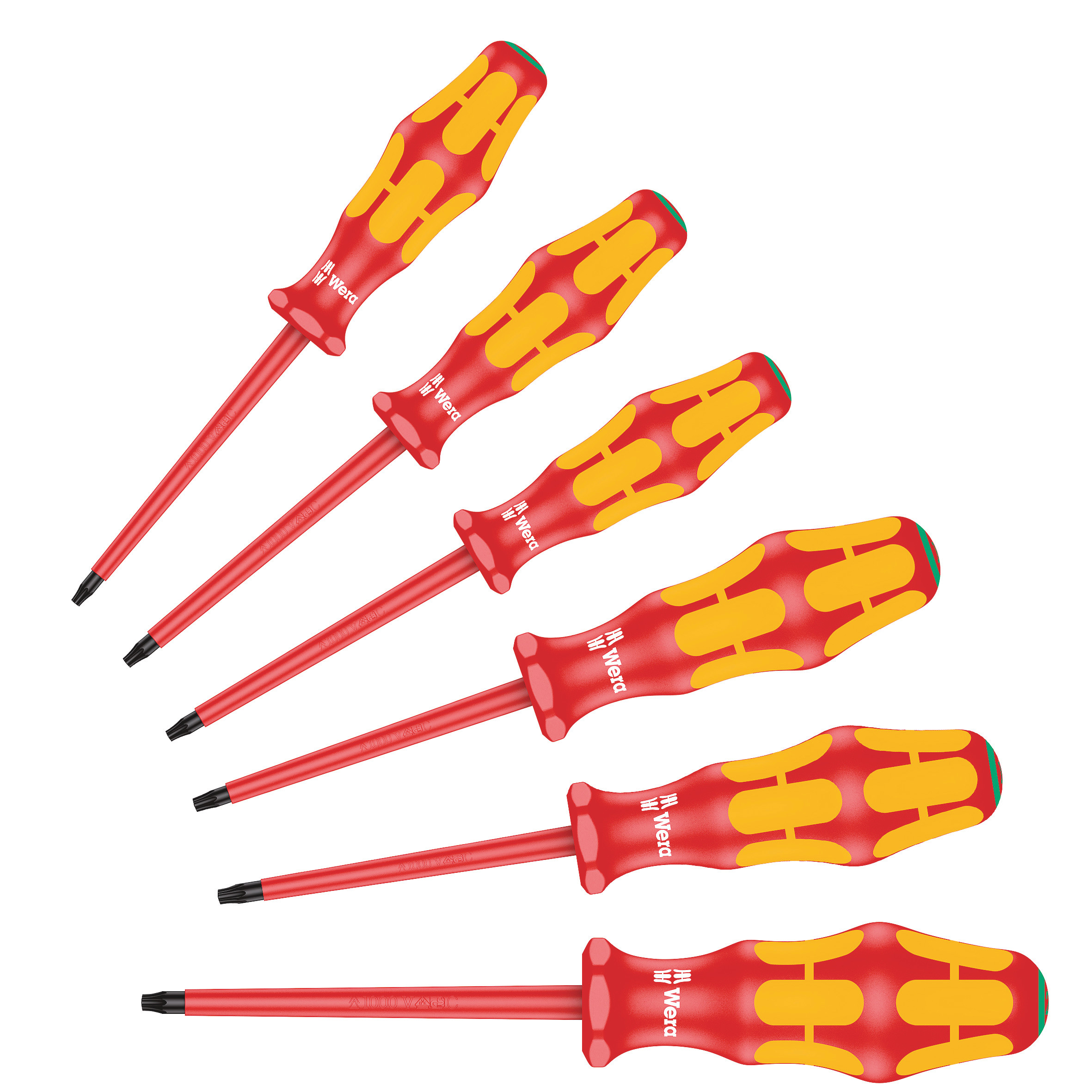Wera Torx Insulated Screwdriver Set, 6-Piece