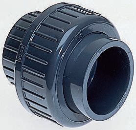 Georg Fischer Plastic Pipe Fitting, Straight Union, 16mm