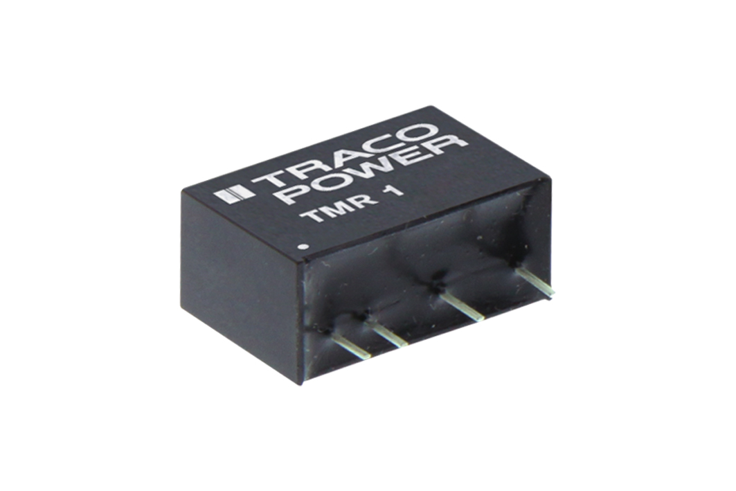 TRACOPOWER TMR 1 DC-DC Converter, 24V dc/ 42mA Output, 4.5 → 9 V dc Input, 1W, Through Hole, +85°C Max Temp