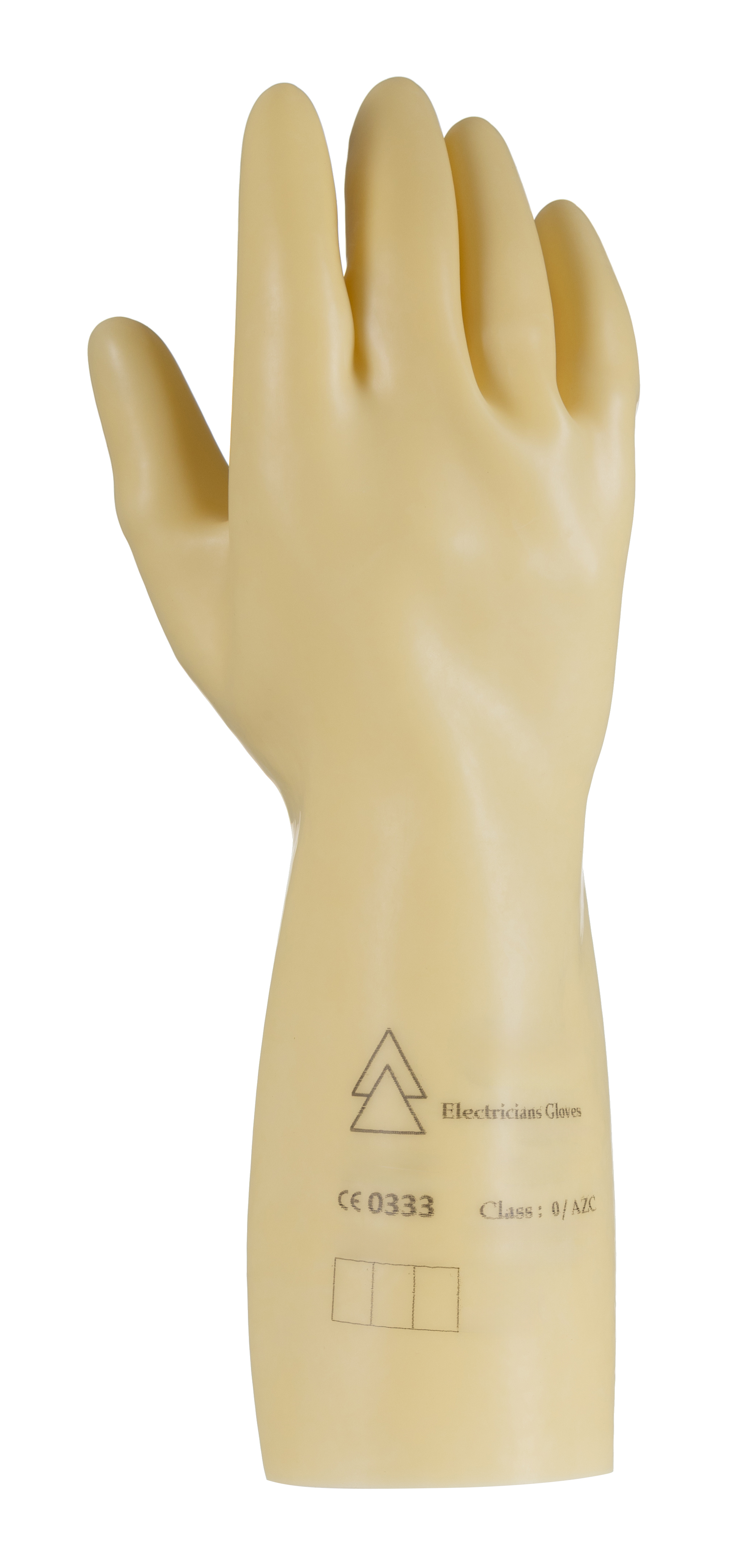 Penta GLE Beige Latex Electrical Insulating Gloves, Size 11, Latex Coating