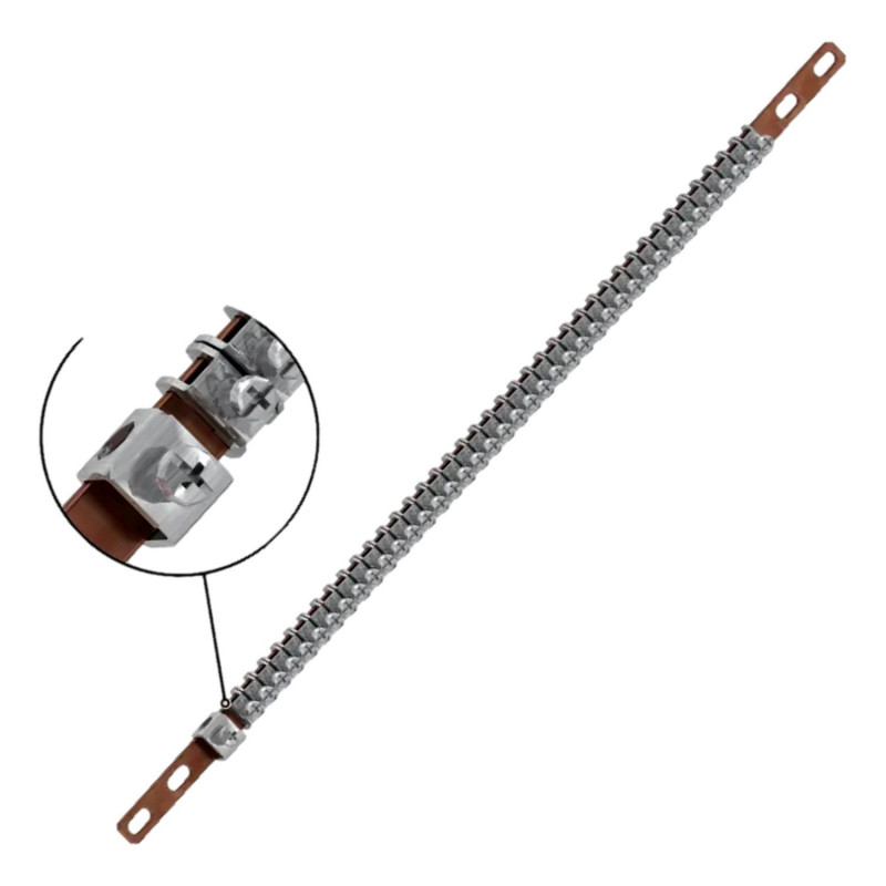 Schneider Electric Earth Bar L. 450mm x W. 13mm x H. 12mm