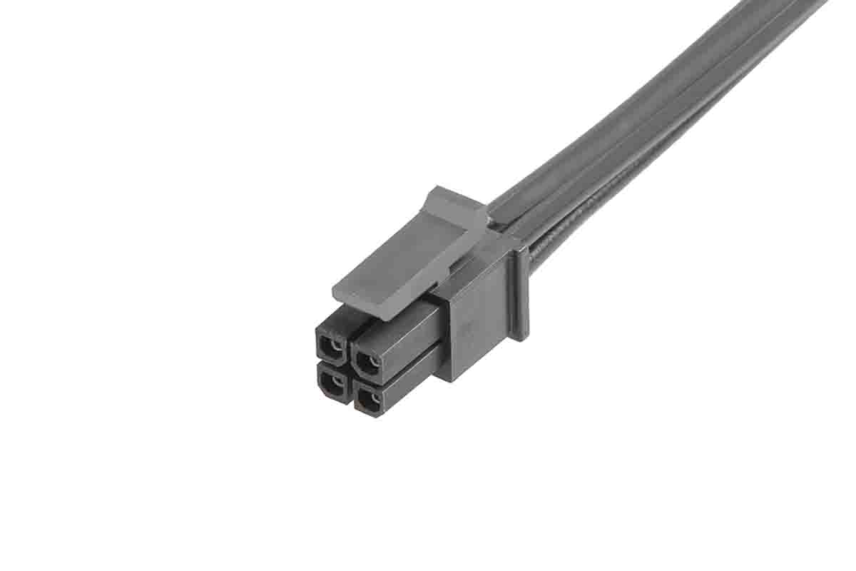 Molex 4 Way Female Micro-Fit 3.0 Unterminated Wire to Board Cable, 150mm