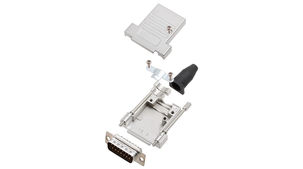 Encitech Connectors, 6355 Series D Sub Hoods For Use With For Cable