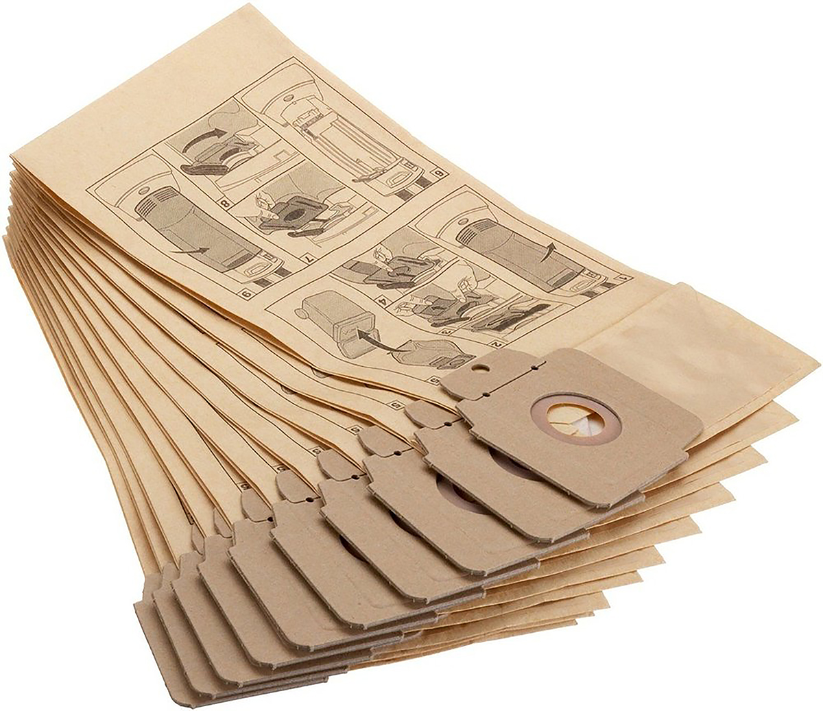 Karcher Vacuum Bag, For Use With Upright Brush-Type Vacuum Cleaner Cv 30/1, Upright Brush-Type Vacuum Cleaner Cv 30/1