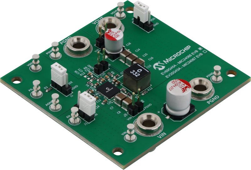 Microchip EV69G45A Evaluation Board for MIC24066 EVB for MIC24067