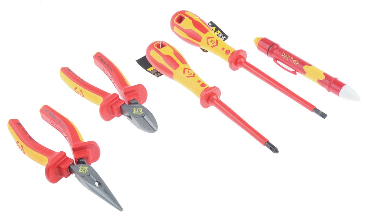 CK 10 Piece Electrician Tool Kit with Pouch, Yes
