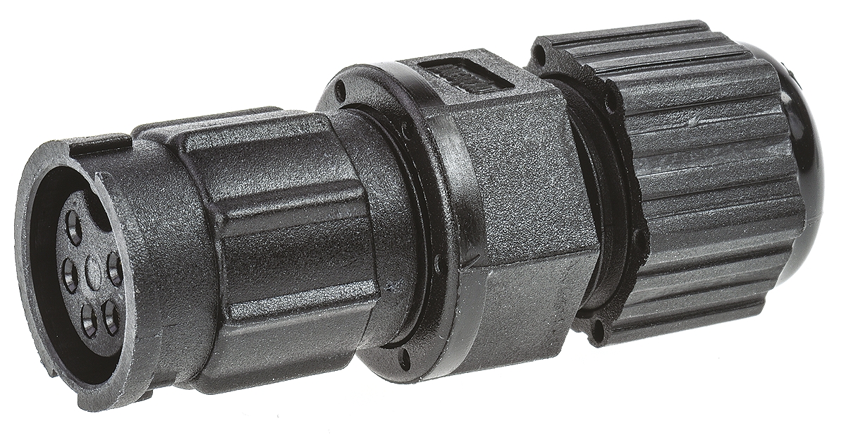Amphenol Industrial Circular Connector, 5 Contacts, Panel, Standard Connector, Socket, Female, IP67, Ceres Series