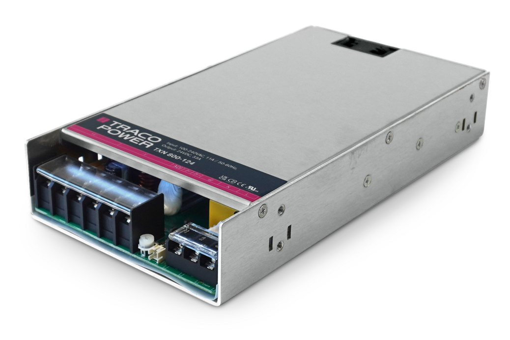 TRACOPOWER AC-DC Power Supply, TXN 800-112, 12V dc, 63A, 756W, 1 Output, 90 → 264V ac Input Voltage
