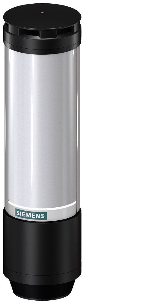 Siemens SIRIUS Series Clear Electronic Sounder Signal Tower, 9 Lights, 24 V, Angle Mounting, Foor Mounting, Pipe