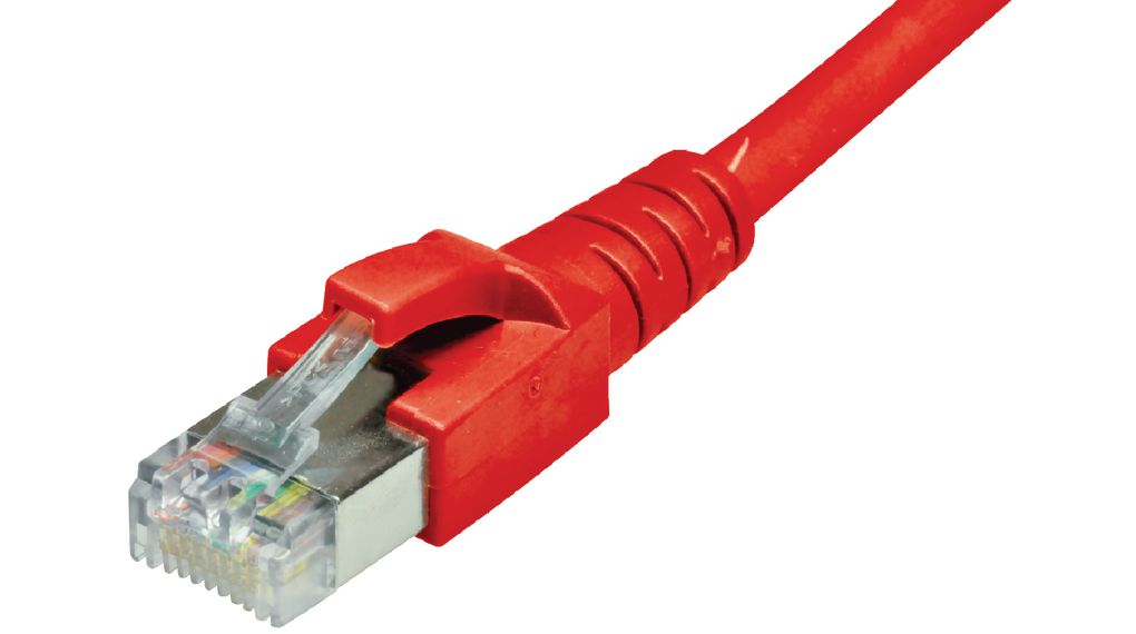 Dätwyler Cables6536, 15m Cat6a, Red RJ45 to Male RJ45 Male LSZH Sheath