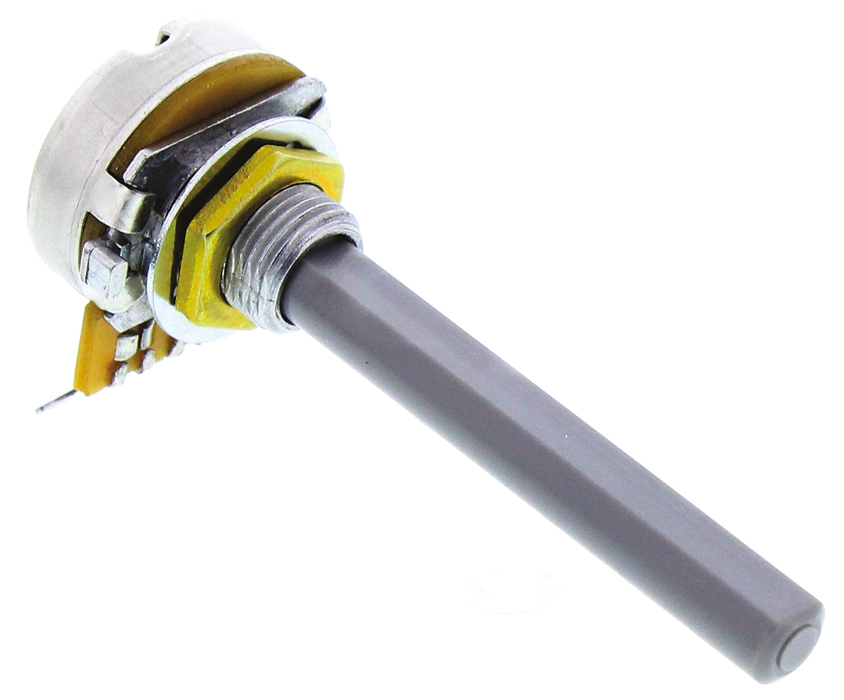 TE Connectivity 23 10kΩ Rotary Potentiometer 1-Gang Panel Mount, 1623760-2