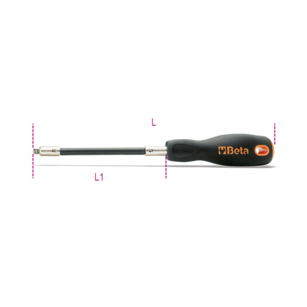 BETA 900/32 1/4 in Flexible Handle, 280 mm Overall