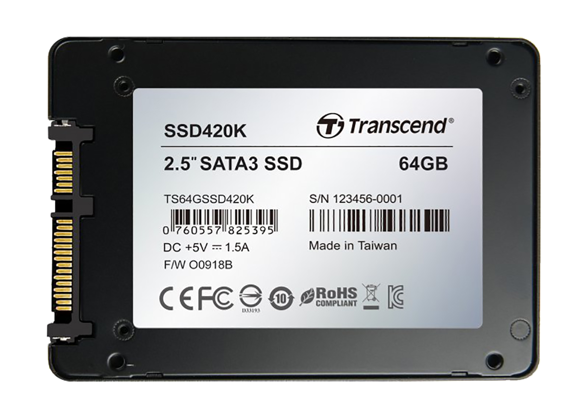 Transcend SSD420 2.5 in 64 GB Internal SSD