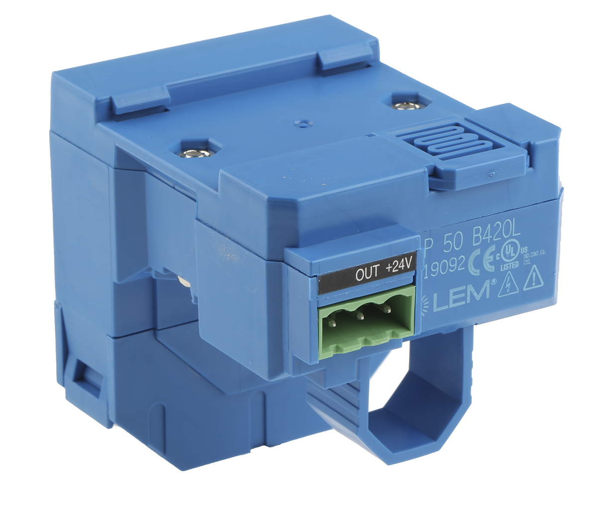 LEM AP Series Current Transformer, 50A Input, 50:1, 4 → 20 mA Output, 18mm Bore, 12 → 24 V dc
