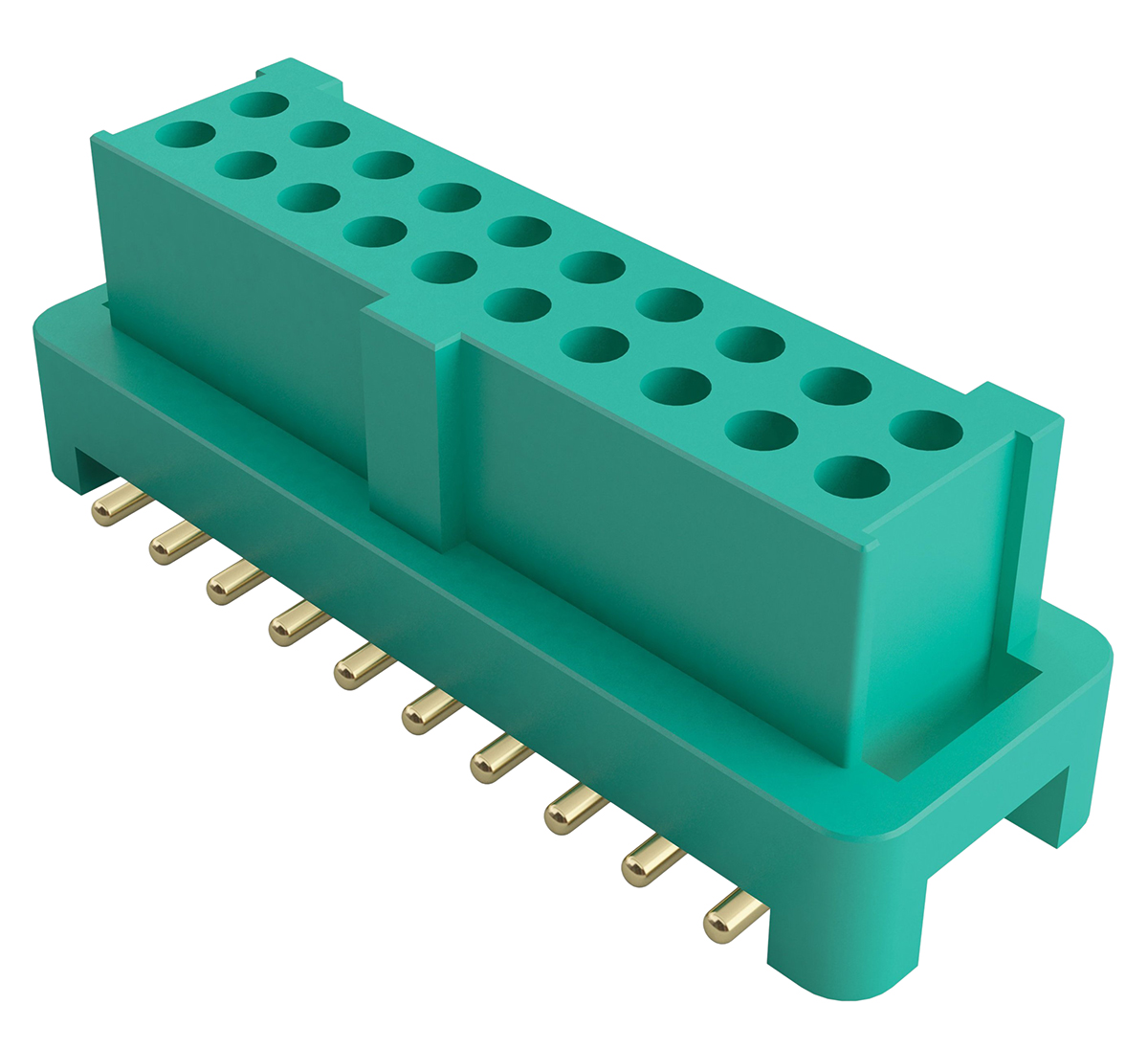 HARWIN Gecko Series Straight Surface Mount PCB Socket, 16-Contact, 2-Row, 1.25mm Pitch, Solder Termination