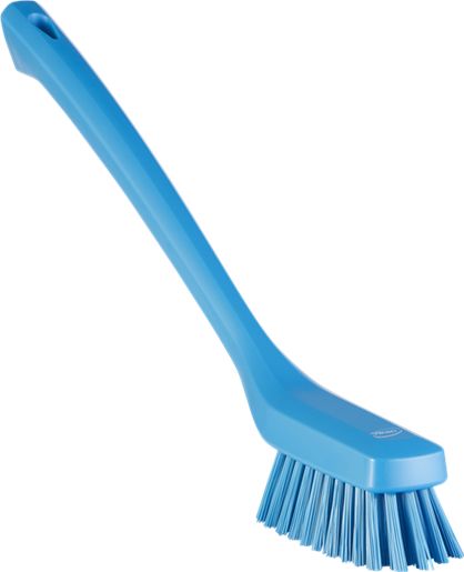 Vikan Hard Bristle Blue Scrubbing Brush, 46mm bristle length