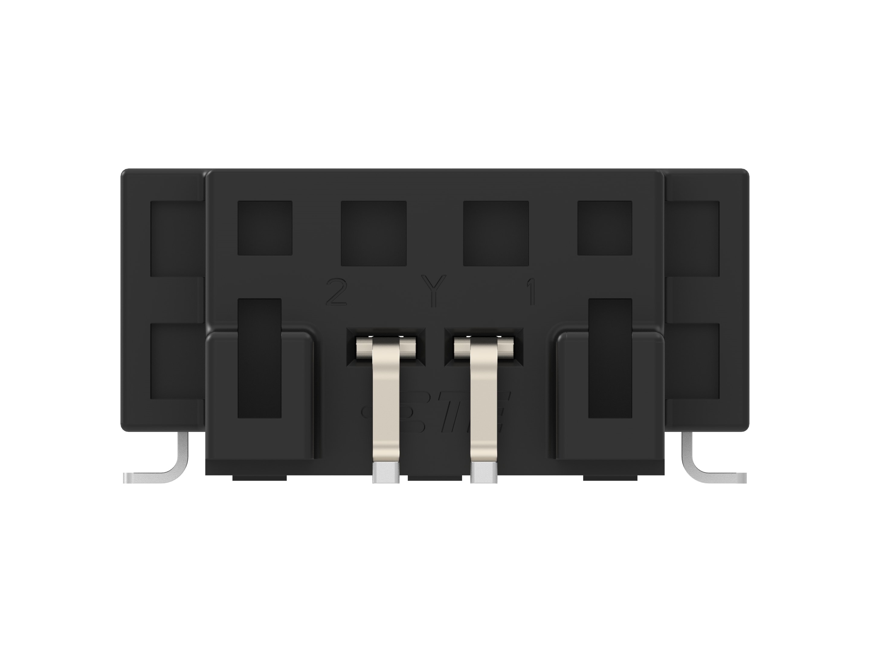 TE Connectivity 2834682-2 Series Right Angle Surface PCB Header, 2 Contact(s), 1.8 mm Pitch, 1 Row